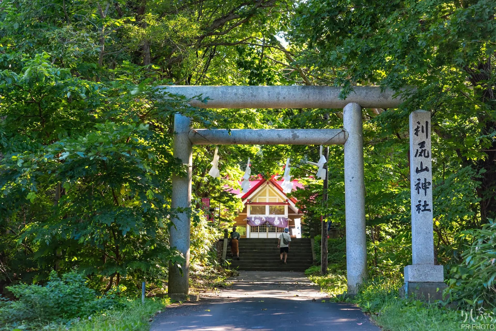 利尻山神社の風景